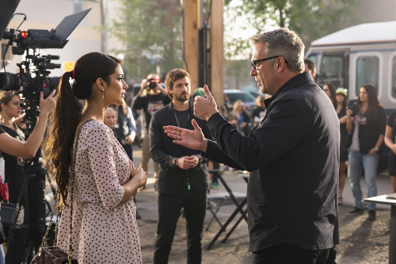 知名导演与女主角片场争吵视频曝光，双方工作室紧急回应